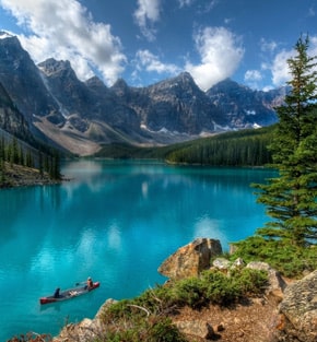 Lake and mountains Lake and mountains