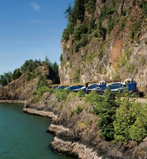 Rocky Mountaineer train Rocky Mountaineer train
