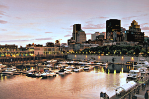 Montréal at dusk