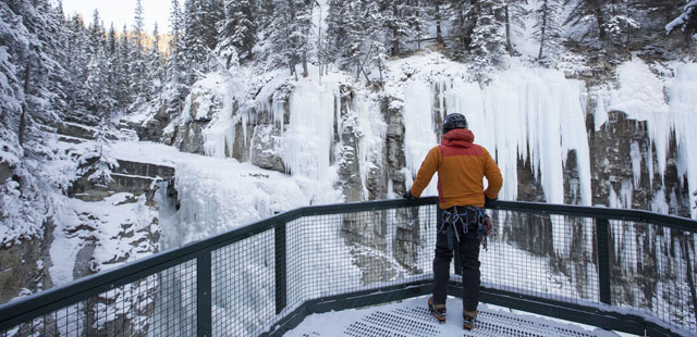 Banff ice walk