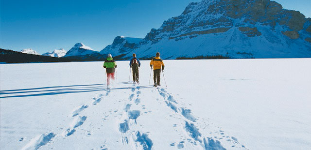 Snowshoeing in the Rockies