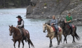 Horse riding in Banff National park