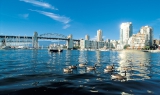 Downtown Vancouver and Burrard Bridge