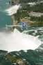 Helicopter view of Niagara Falls